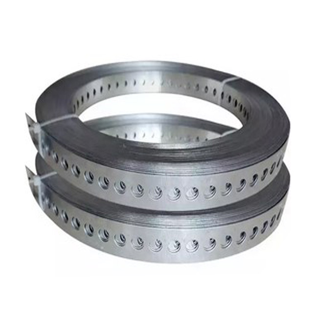 First steel sgcc 12.7mm 16mm 19mm 32mm width perforated gi steel strap galvanized iron strap price per kg